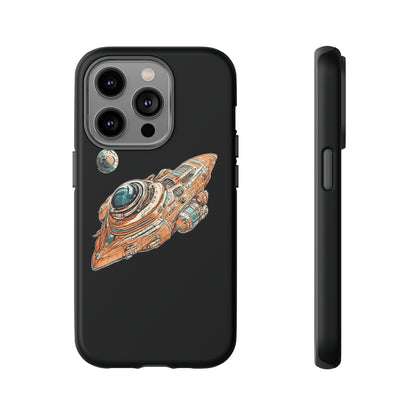 Durable Spaceship-76 Tough iPhone Cases