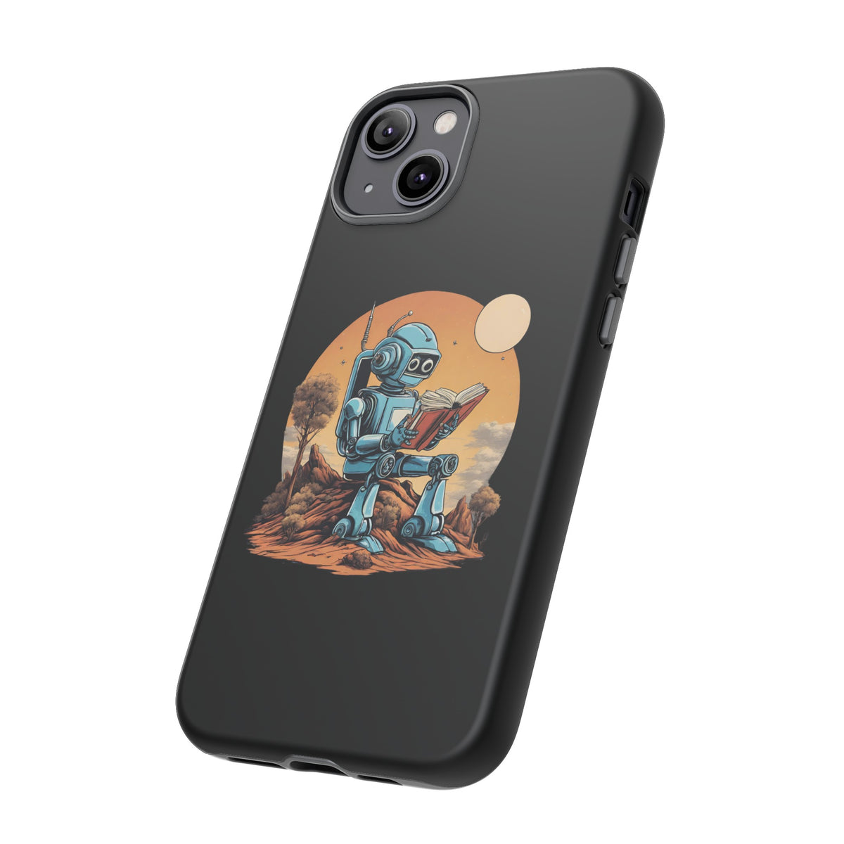 Humans Robot SpaceArt iPhone Cases - Tough Mobile Protection