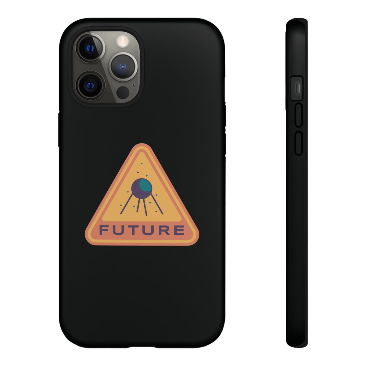 Future Retro Sign SciFi Tough iPhone Mobile Case-welovescifi