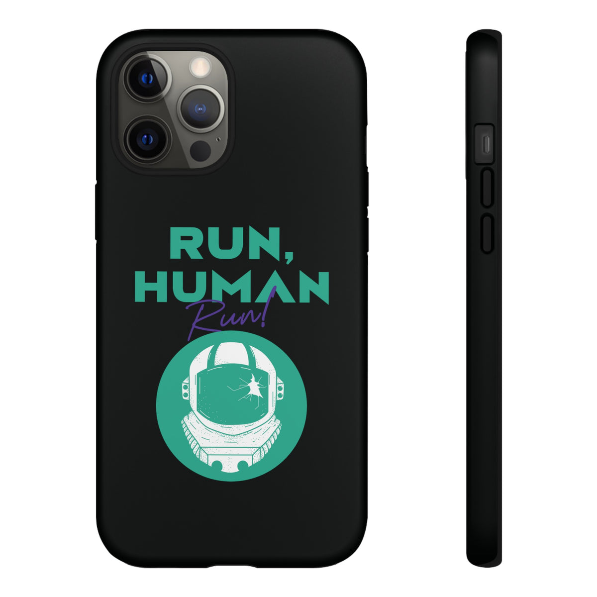 mobile cases-Run Human Run Sci-Fi Tough iPhone Mobile Cases