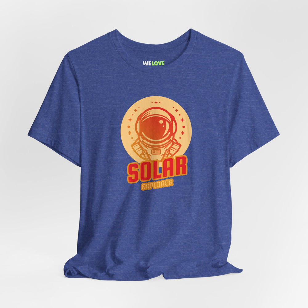 Solar Explorer Astronaut Themed T-Shirt - Sci-Fi Apparel