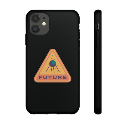 Future Retro Sign SciFi Tough iPhone Mobile Case-welovescifi