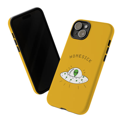 Funny UFO iPhone Cases Homesick Sci-Fi Tough Mobile Covers