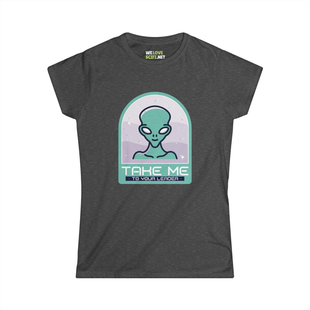 funny alien tee-Funny Alien Woman's Tee