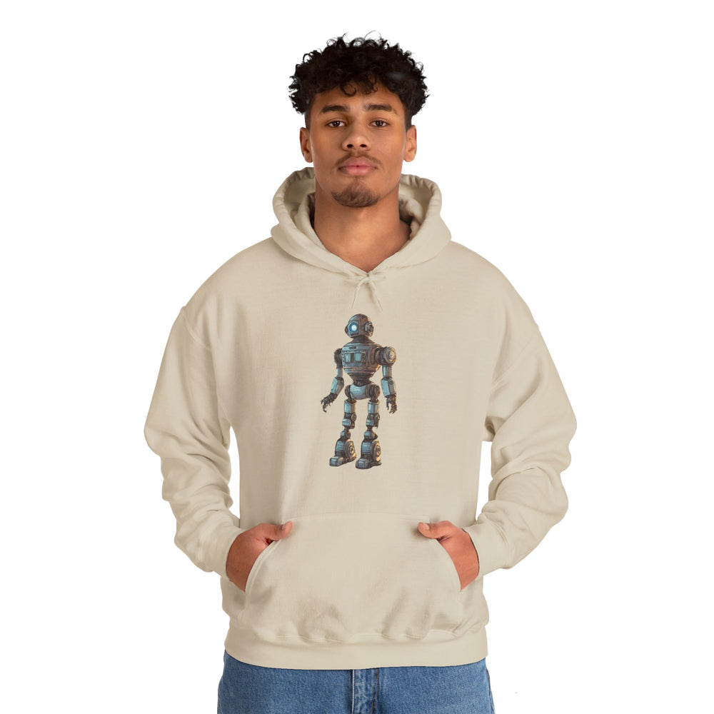 sci-fi hoodie-Hey Human Robot Spaceart Sci-Fi Hoodie