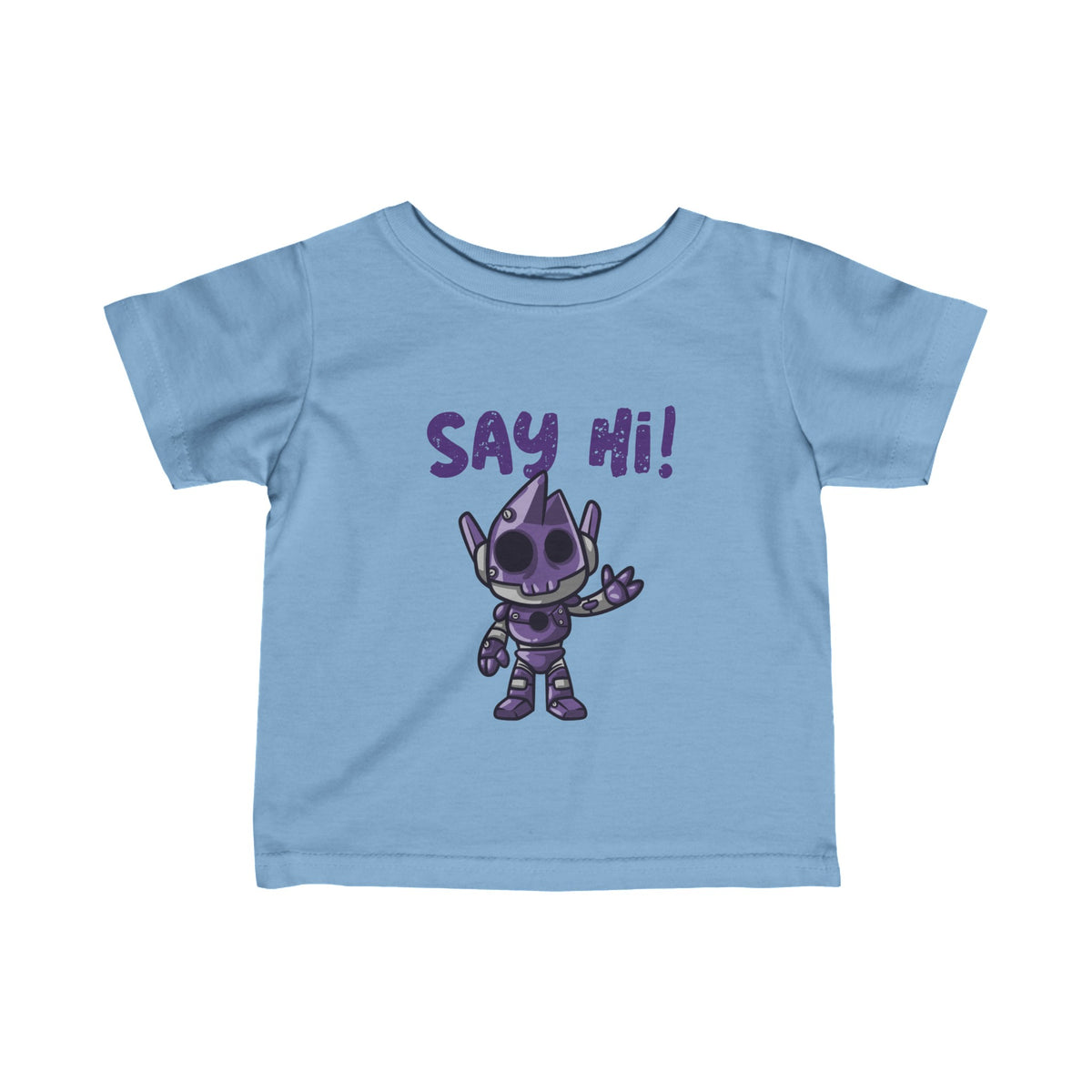 funny infant tee - Say Hi Funny Infant Fine Jersey Tee