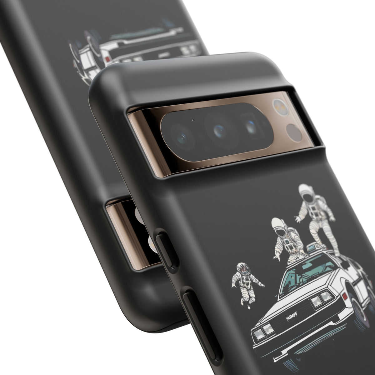 Party in a Delorean Astronaut Google Pixel Mobile Cases 