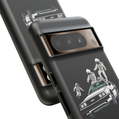 Party in a Delorean Astronaut Google Pixel Mobile Cases 