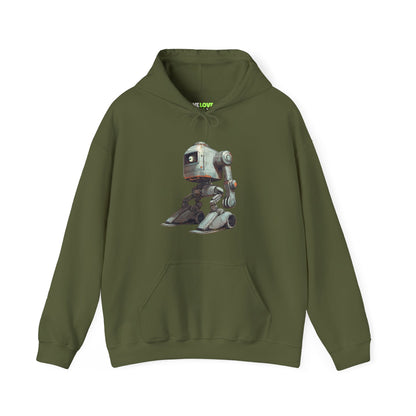 Robot Spaceart Hoodie - Ready-to-Go Sci-Fi Apparel