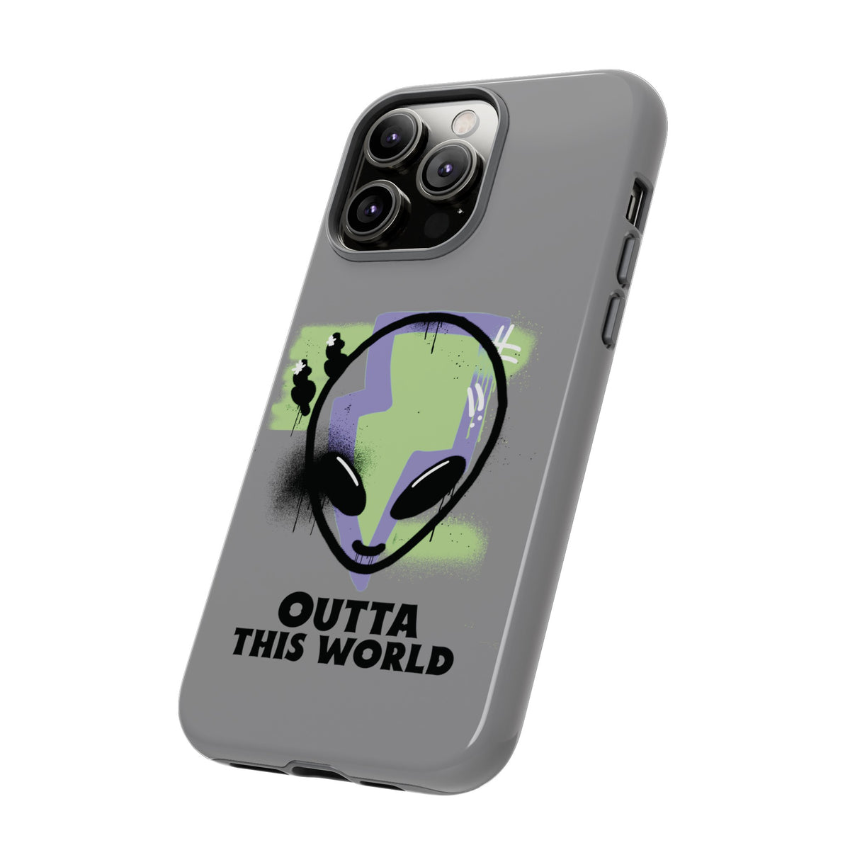 UFO iPhone Case Outta This World Sci-Fi Tough Mobile Cases