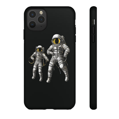 Astronauts Floating Tough iPhone Mobile Cases-welovescifi