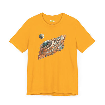 spaceship sci-fi t-shirt-Spaceship 76 Sci-Fi T-Shirt