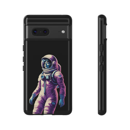 Floating Astronaut Girl Tough Google Pixel Mobile Cases