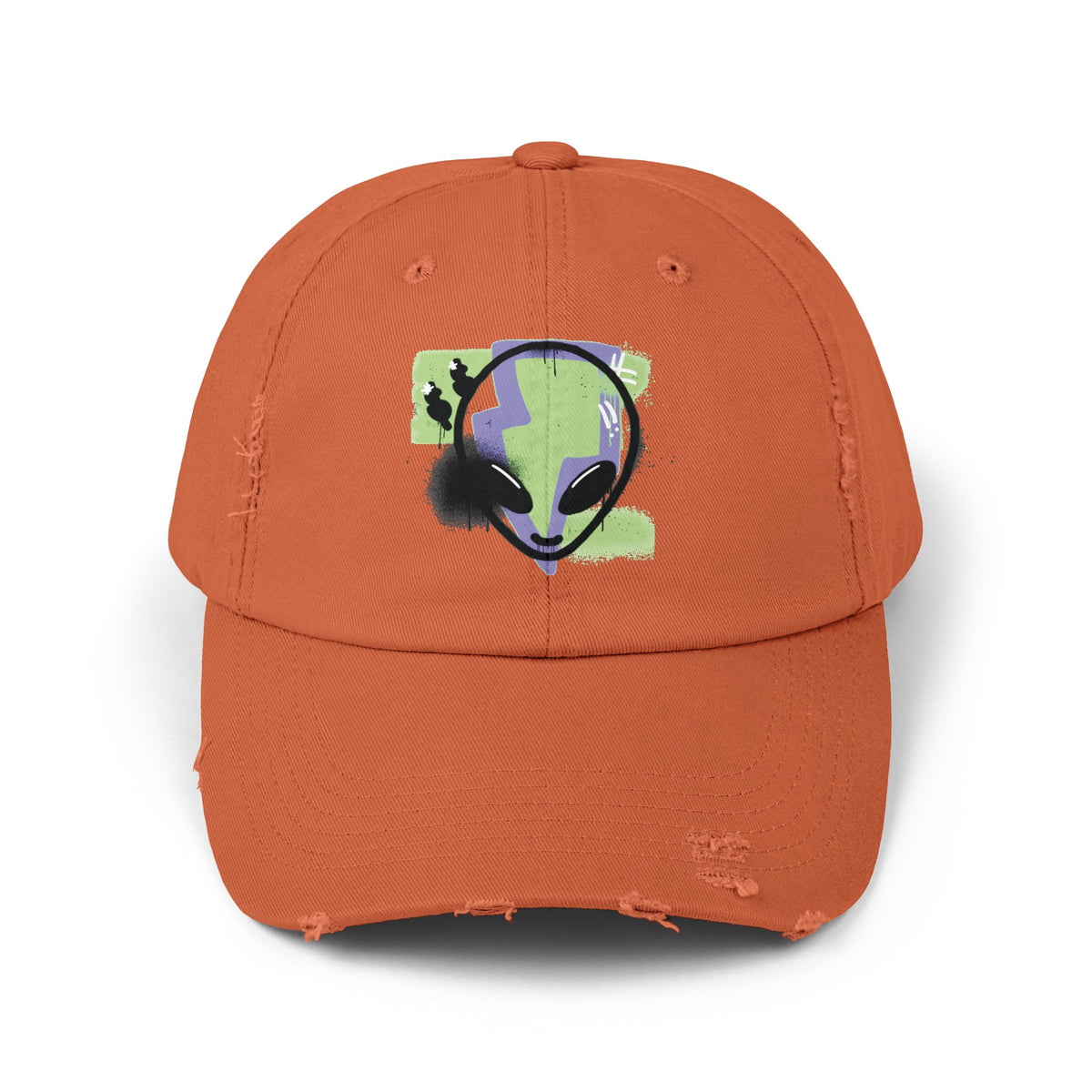 Alien Cap - Outta This World Sci-Fi Unisex Distressed Hat