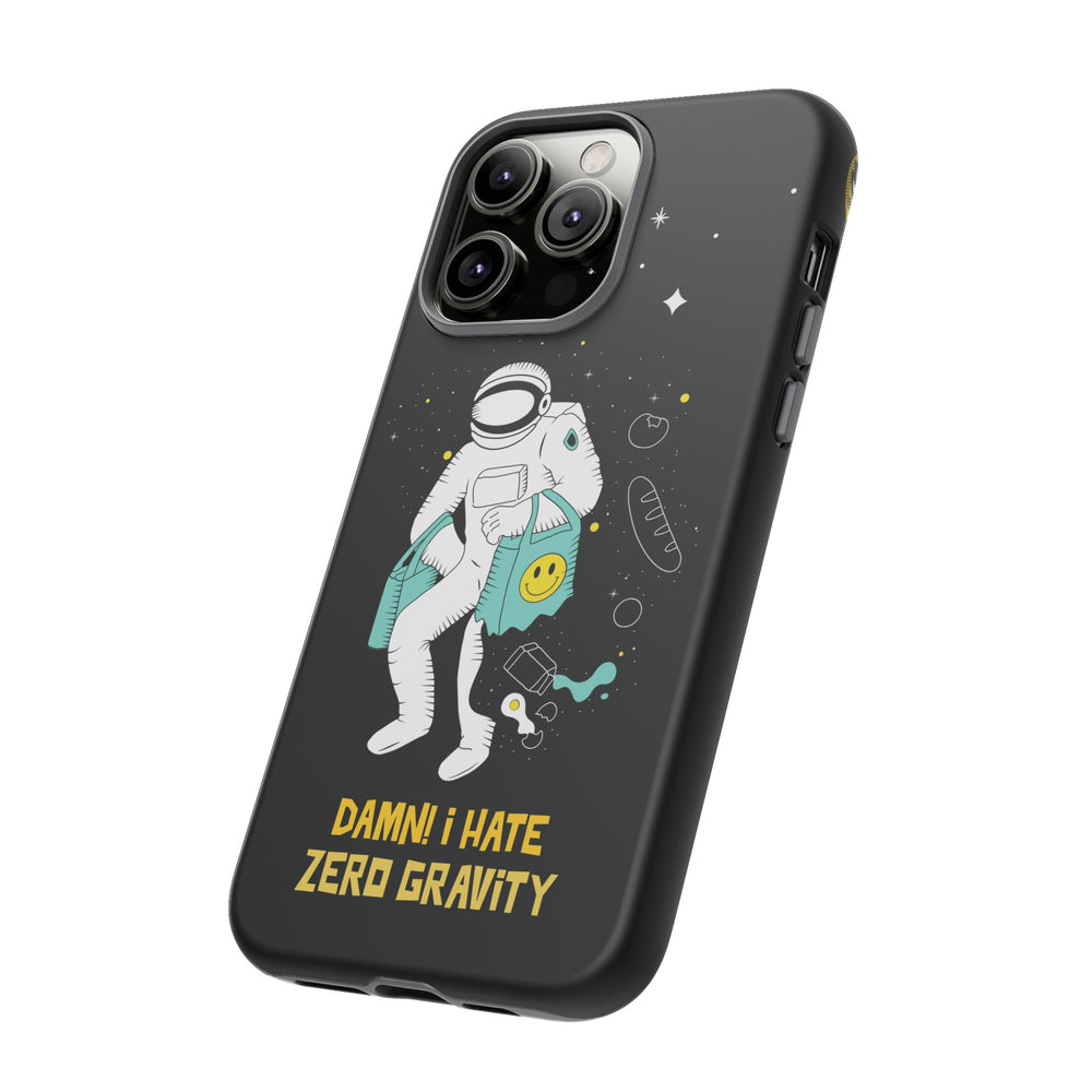 Zero Gravity Funny Astronaut Sci-Fi Tough iPhone Mobile Cases-welovescifi.net