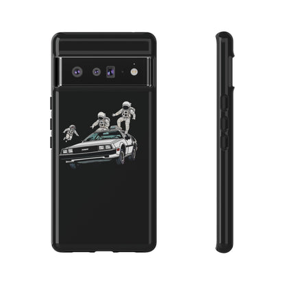 Party in a Delorean Astronaut Google Pixel Mobile Cases 