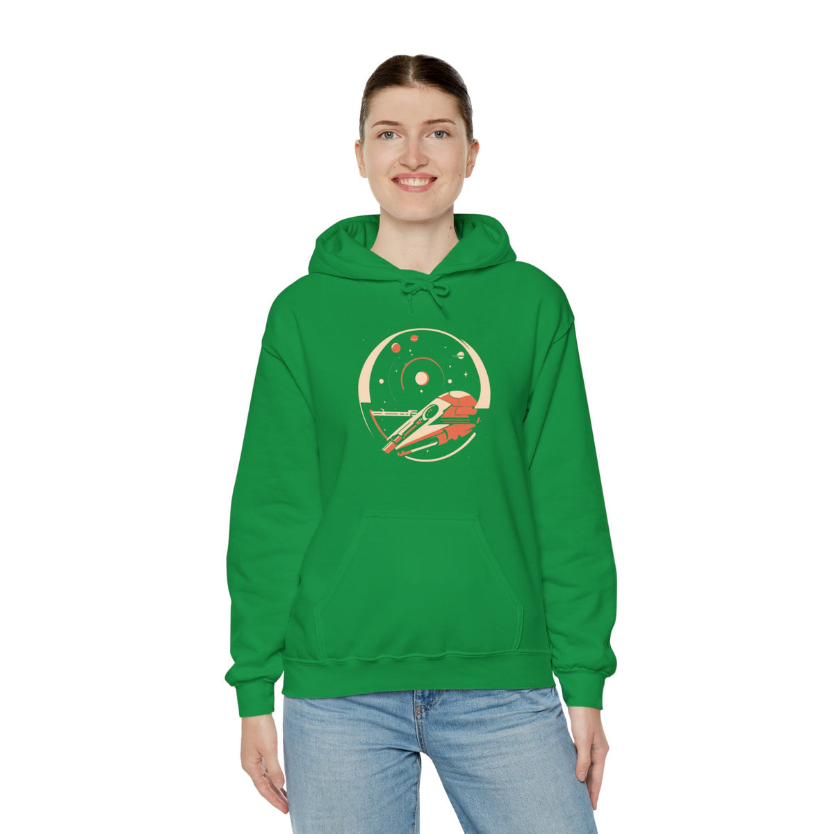 Hoodie - Space Station No.97 Space Art Sci-Fi Hoodie