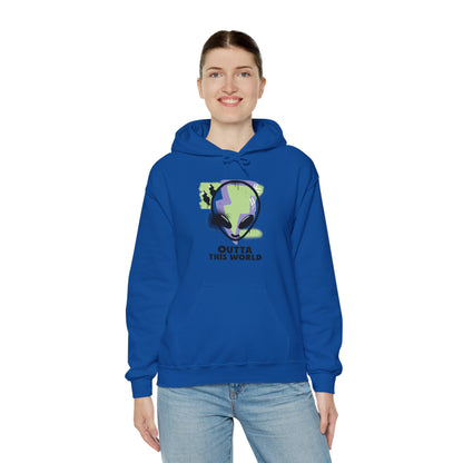 Grunge Alien Hoodie - Outta This World Style We Love Sci-Fi