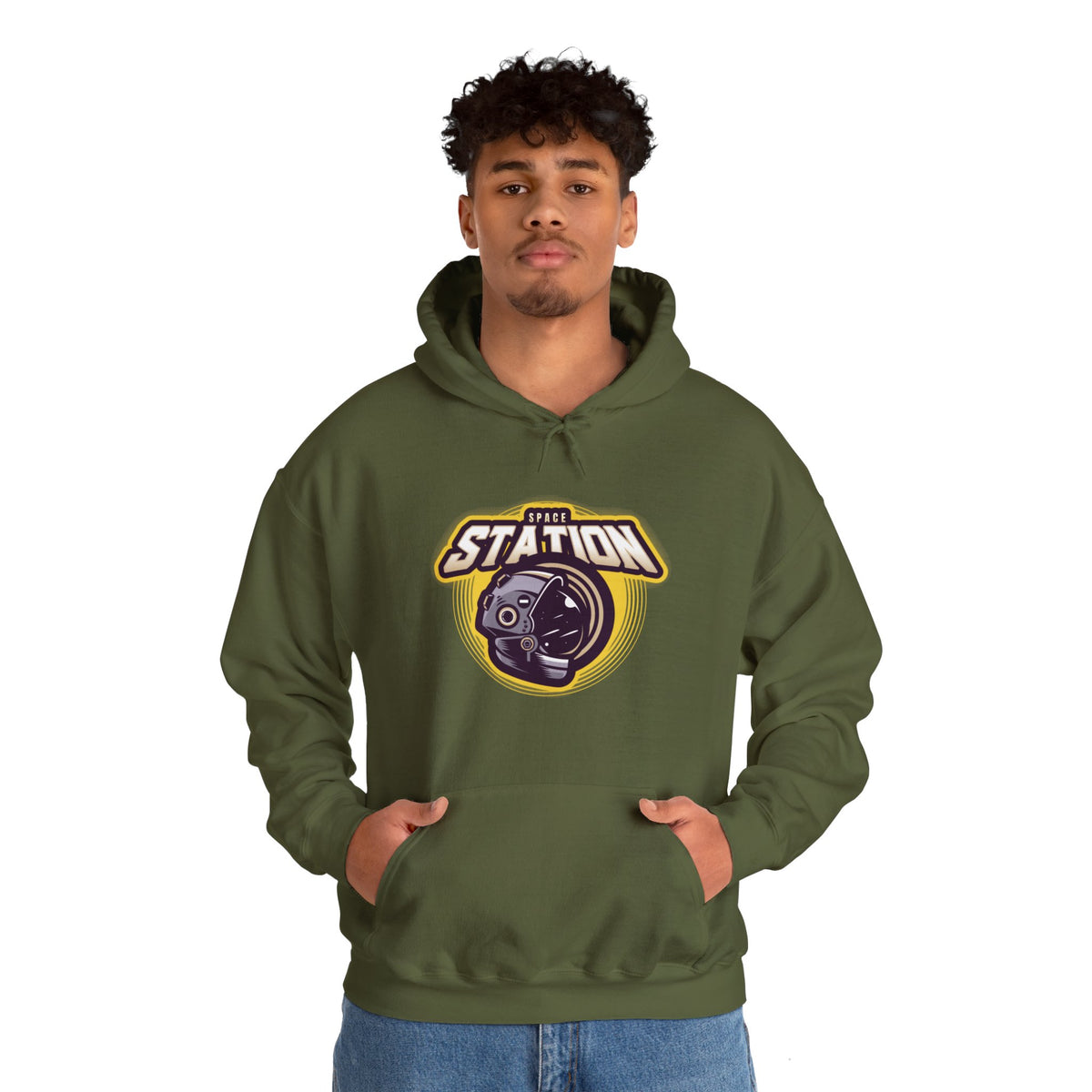 Space Station Hoodie | Sci-Fi Astronaut Design