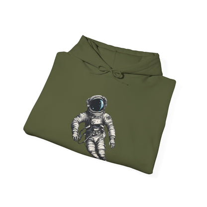 Floating Astronaut SpaceArt Sci-Fi Hoodie-welovescifi.net