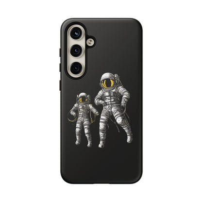 Astronauts Floating Tough Samsung Galaxy Mobile Cases