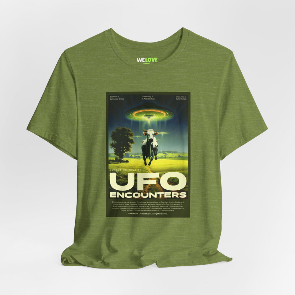 UFO Encounters Retro Sci-Fi T-Shirt-welovescifi.net