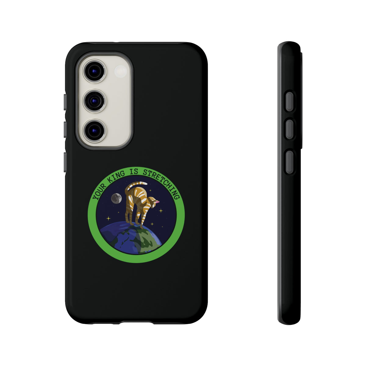 Your King Is Stretching Funny UFO Tough Samsung Galaxy Mobile Cases-welovescifi.net