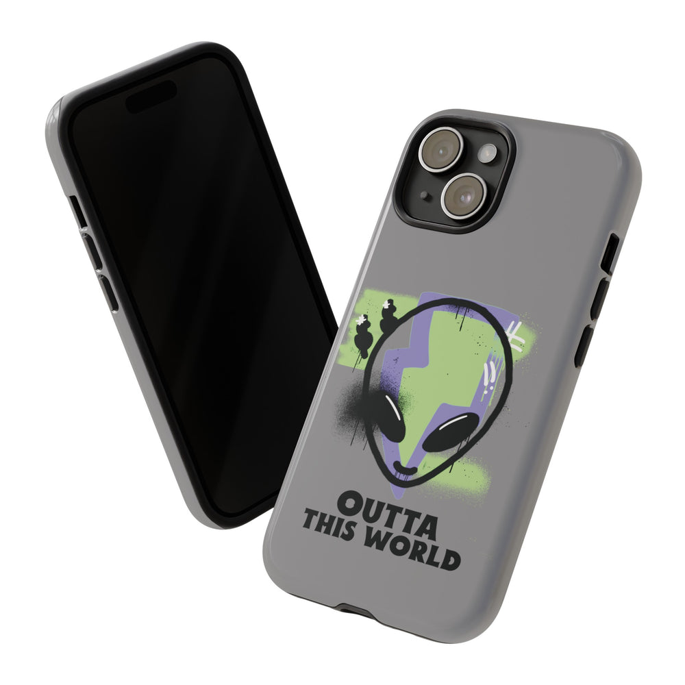 UFO iPhone Case Outta This World Sci-Fi Tough Mobile Cases