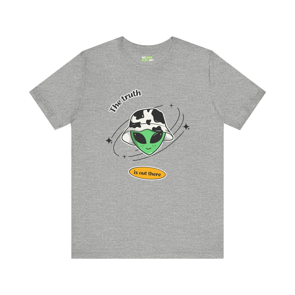 The Truth is Out There Cow Hat UFO Sci-fi T-shirt