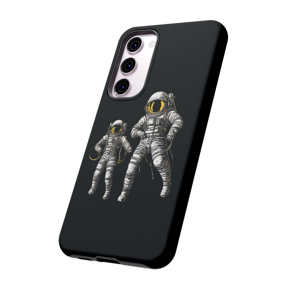 Astronauts Floating Tough Samsung Galaxy Mobile Cases