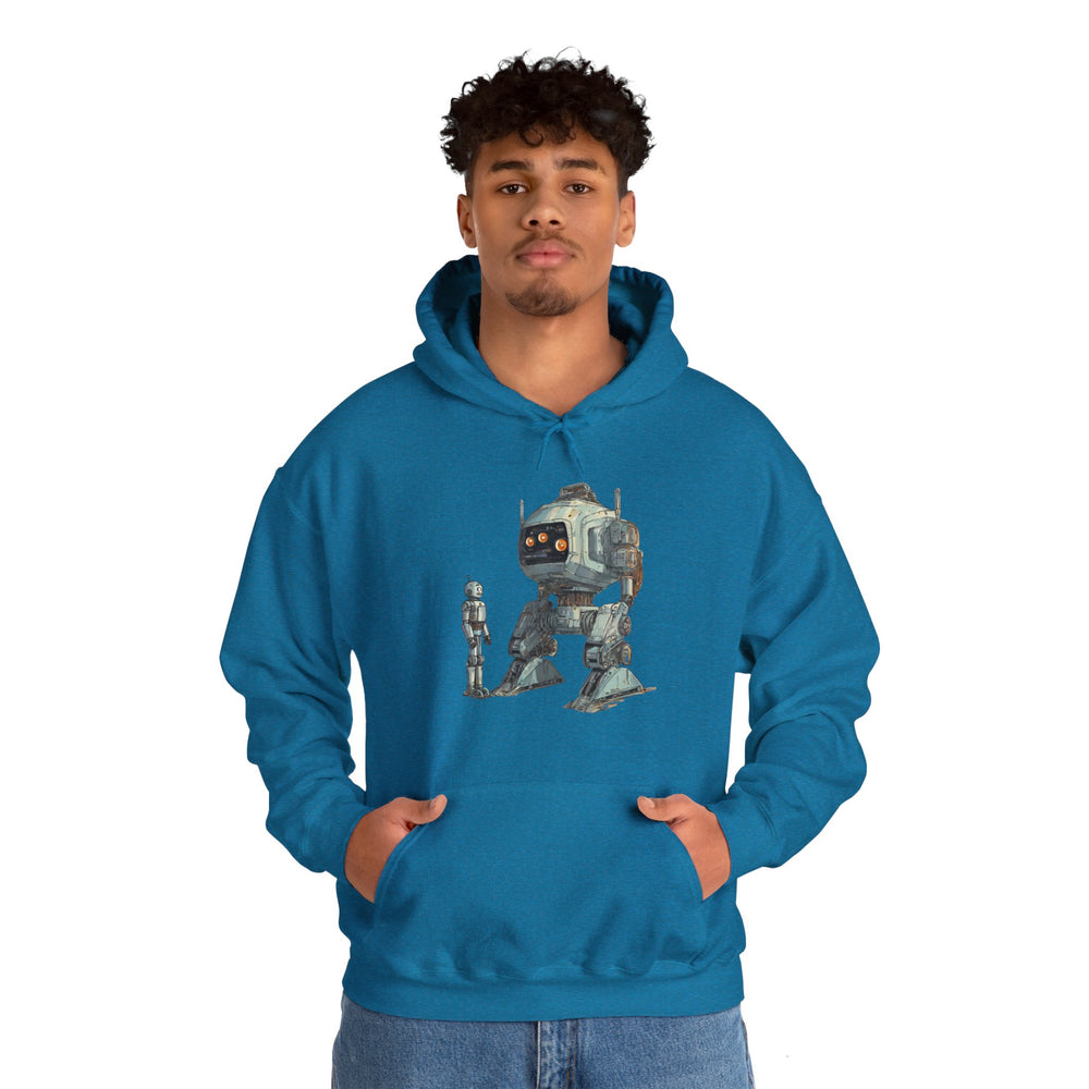 Let's Be Friends Robot Space Hoodie - Sci-Fi Art WeLoveSciFi