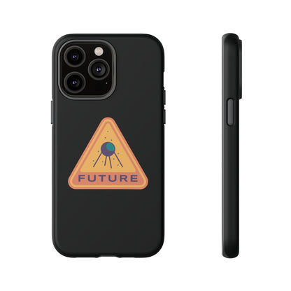 Future Retro Sign SciFi Tough iPhone Mobile Case-welovescifi