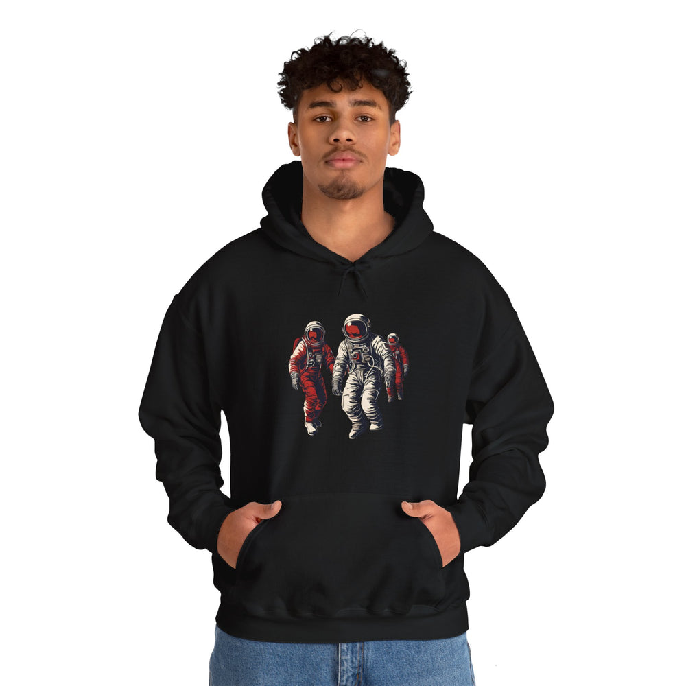 Astronauts in Red Sci-Fi Hoodie-welovescifi.net