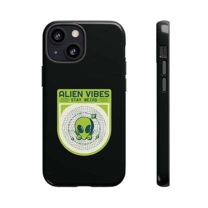 Stay Weird UFO Sci Fi Tough iPhone Mobile Cases WeLoveSciFi