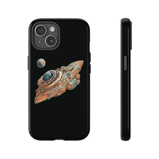 Durable Spaceship-76 Tough iPhone Cases