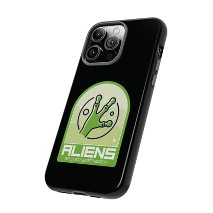 Aliens Research Secret Society UFO Sci-Fi iPhone Mobile Case