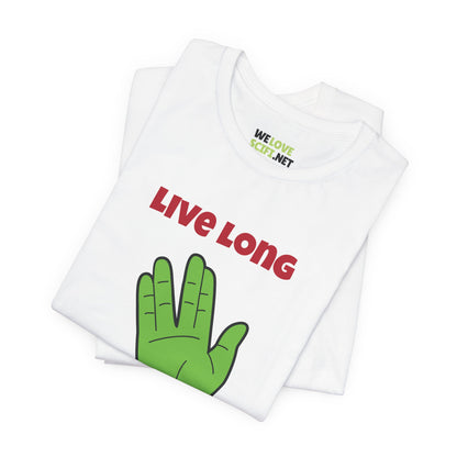 Live Long And Be Merry Funny Spock Christmas Unisex Tee-welovescifi.net