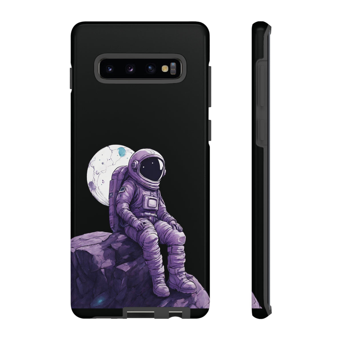 Art Samsung Galaxy Mobile Cases Still Waiting Astronaut