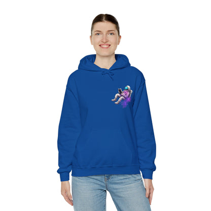 space art hoodie-The Book Was Better Space Art Sci-Fi Hoodie