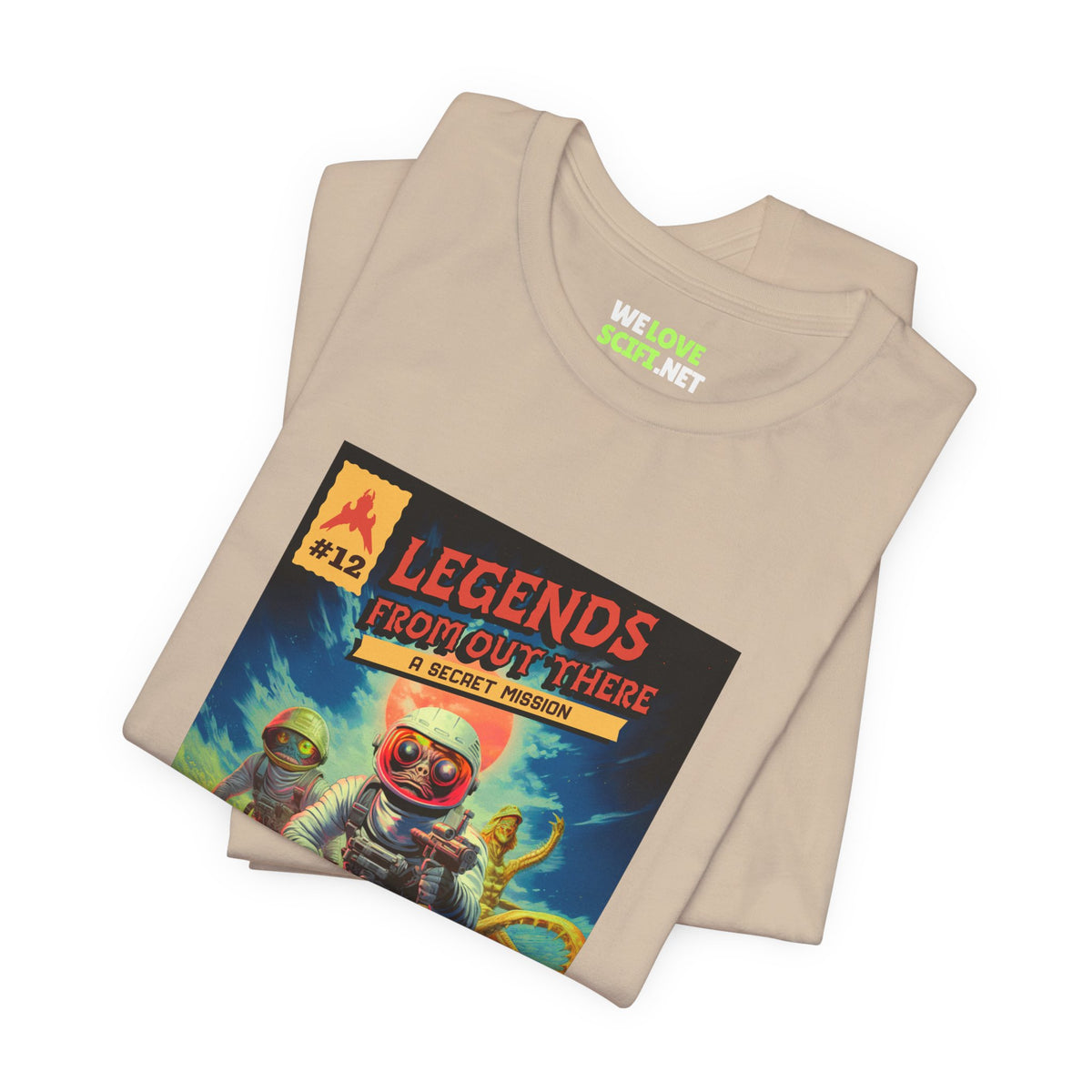 Retro Sci-Fi T-Shirt | Legends From Out There | WeLoveSciFi