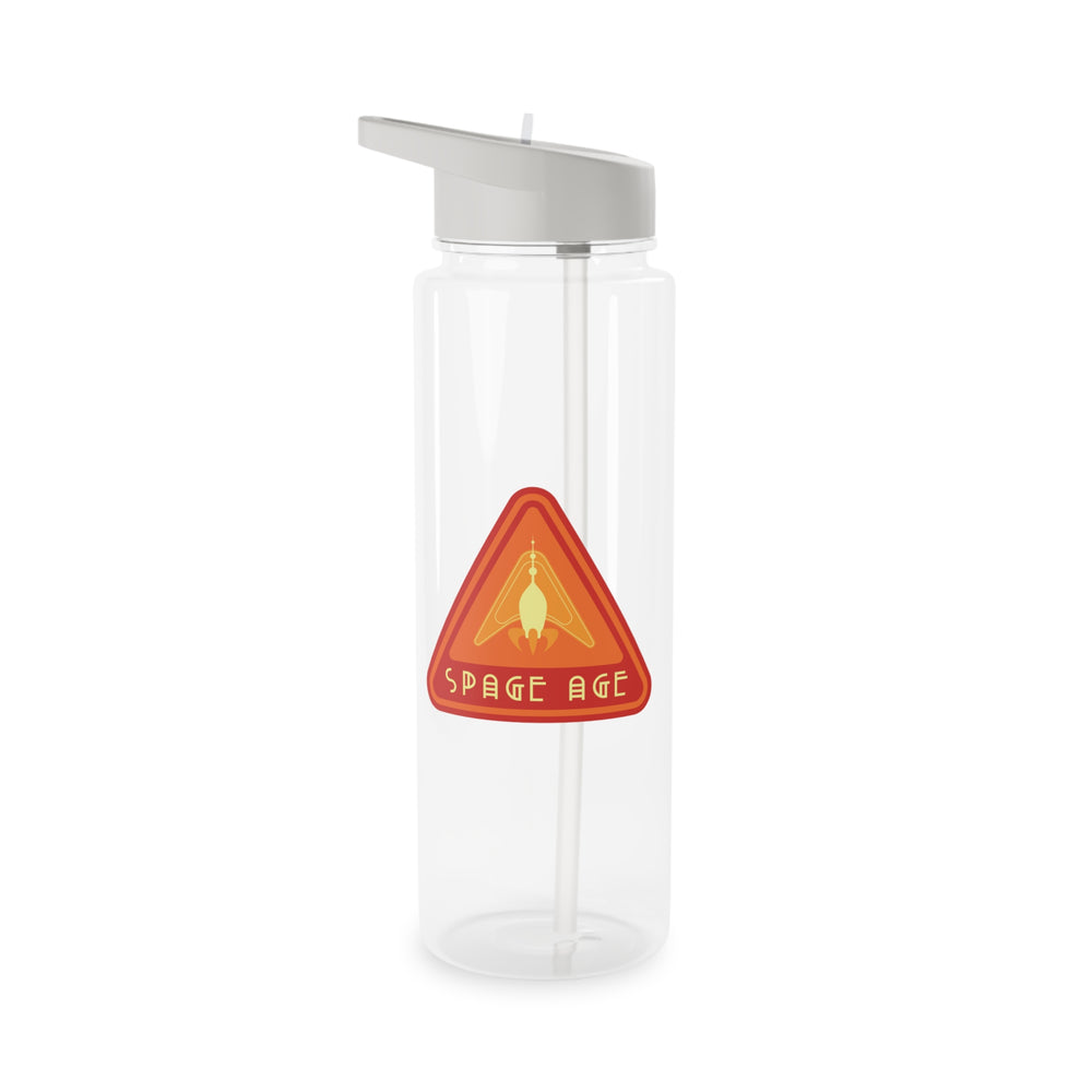 Retro SciFi Water Bottle - Space Age Tritan Sign Design