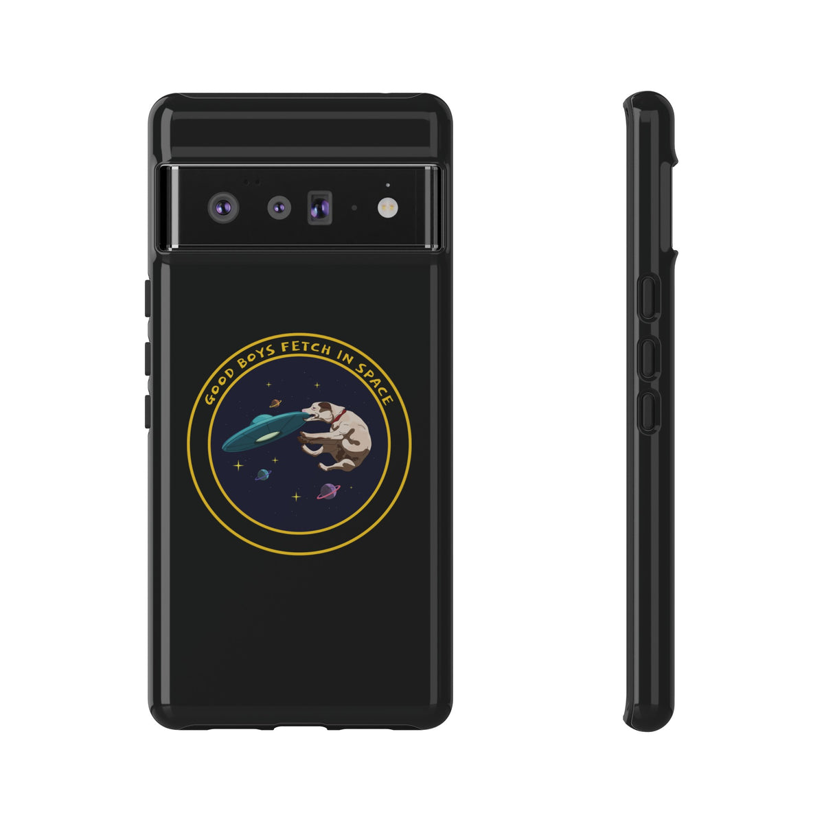 Boy Fetch In Space Dog SciFi Tough Google Pixel Mobile Case