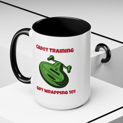 Cadet Training SciFi Funny Christmas Accent Mug-welovescifi.net