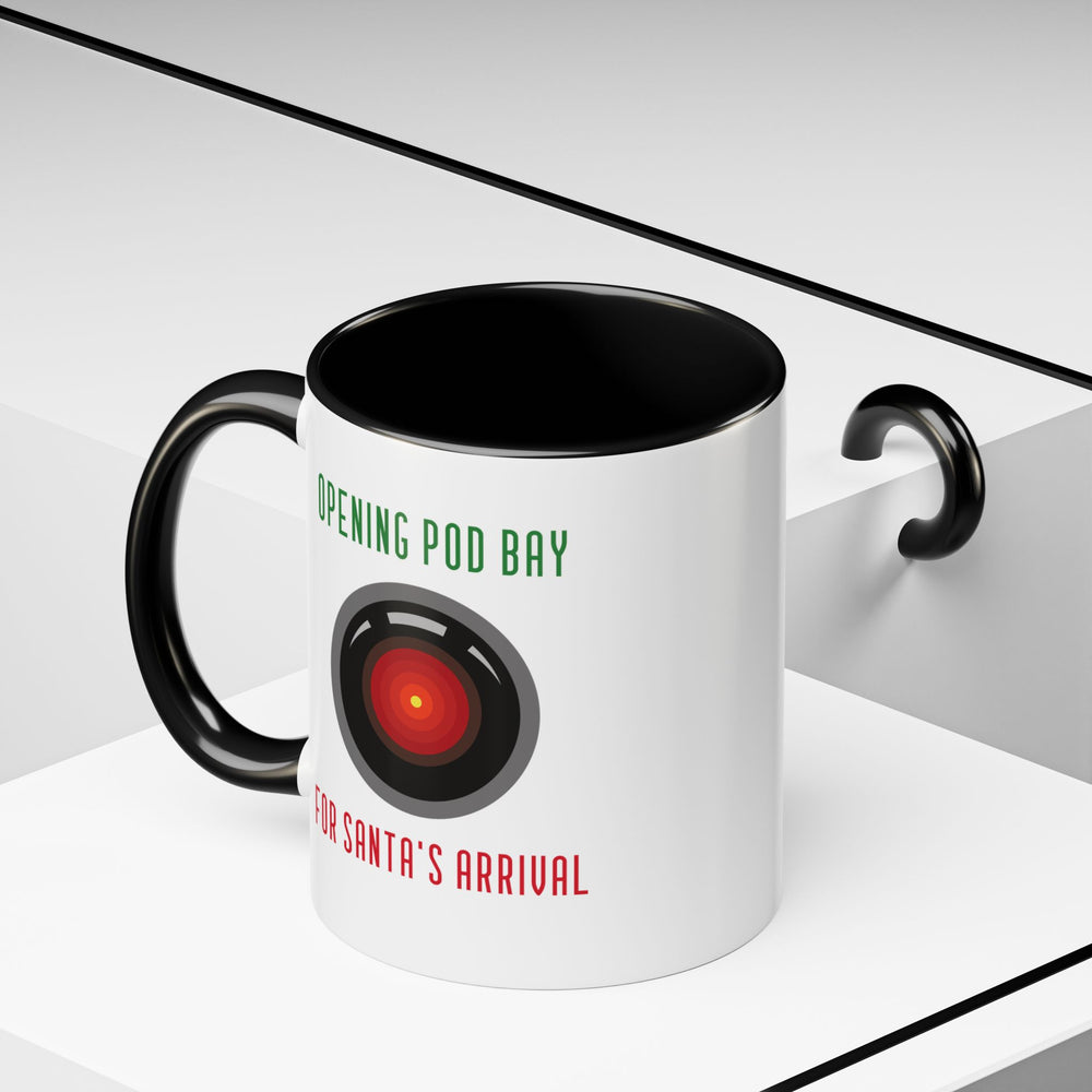 Opening Pod Bay Funny HAL9000 Christmas Accent Mug-welovescifi.net