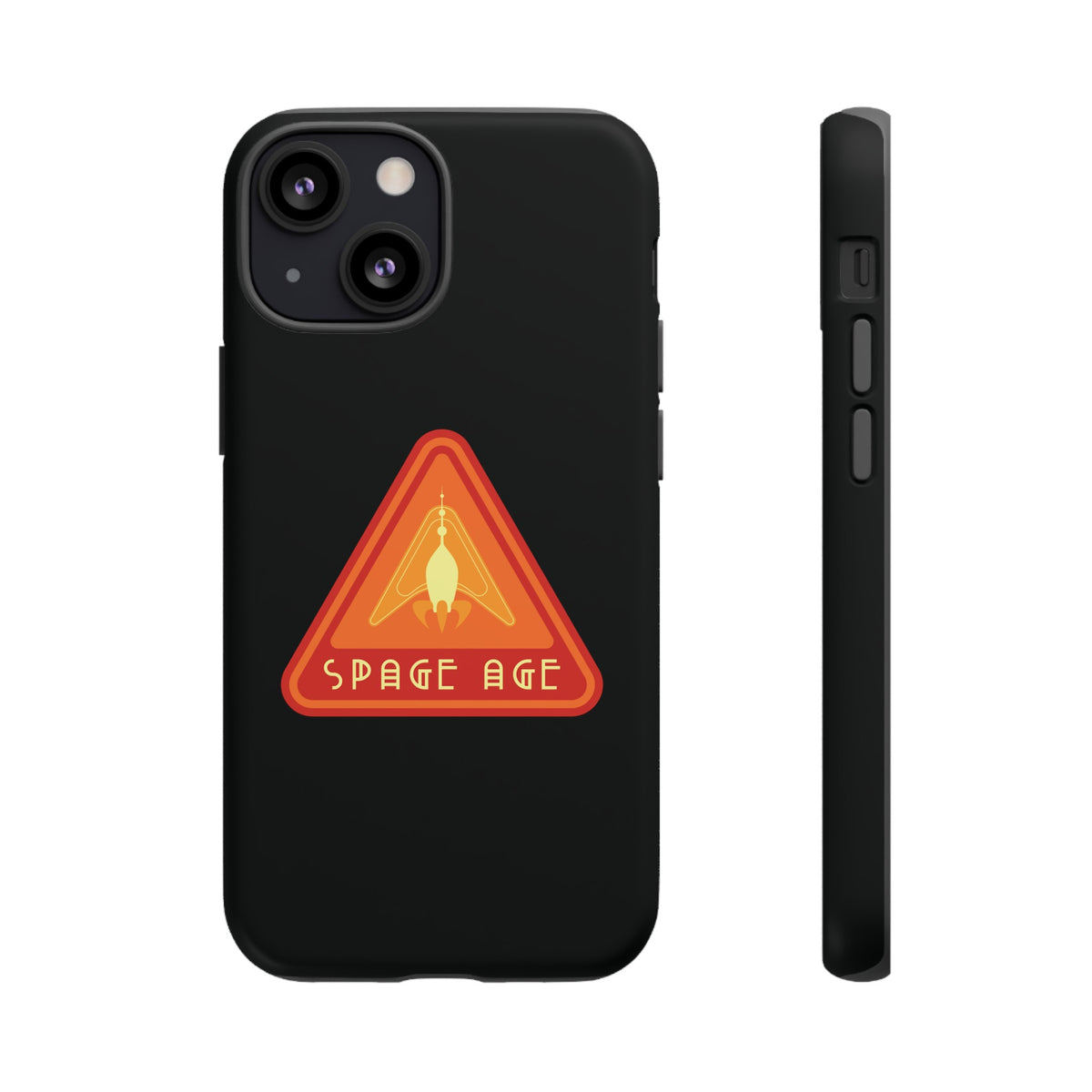 Space Age Retro Sci-Fi Tough iPhone Mobile Cases