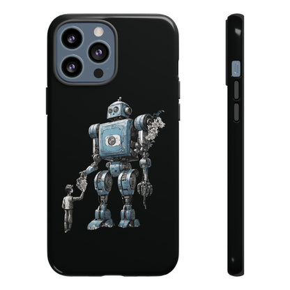 Flowers Robot SpaceArt Sci-Fi Tough iPhone Mobile Cases