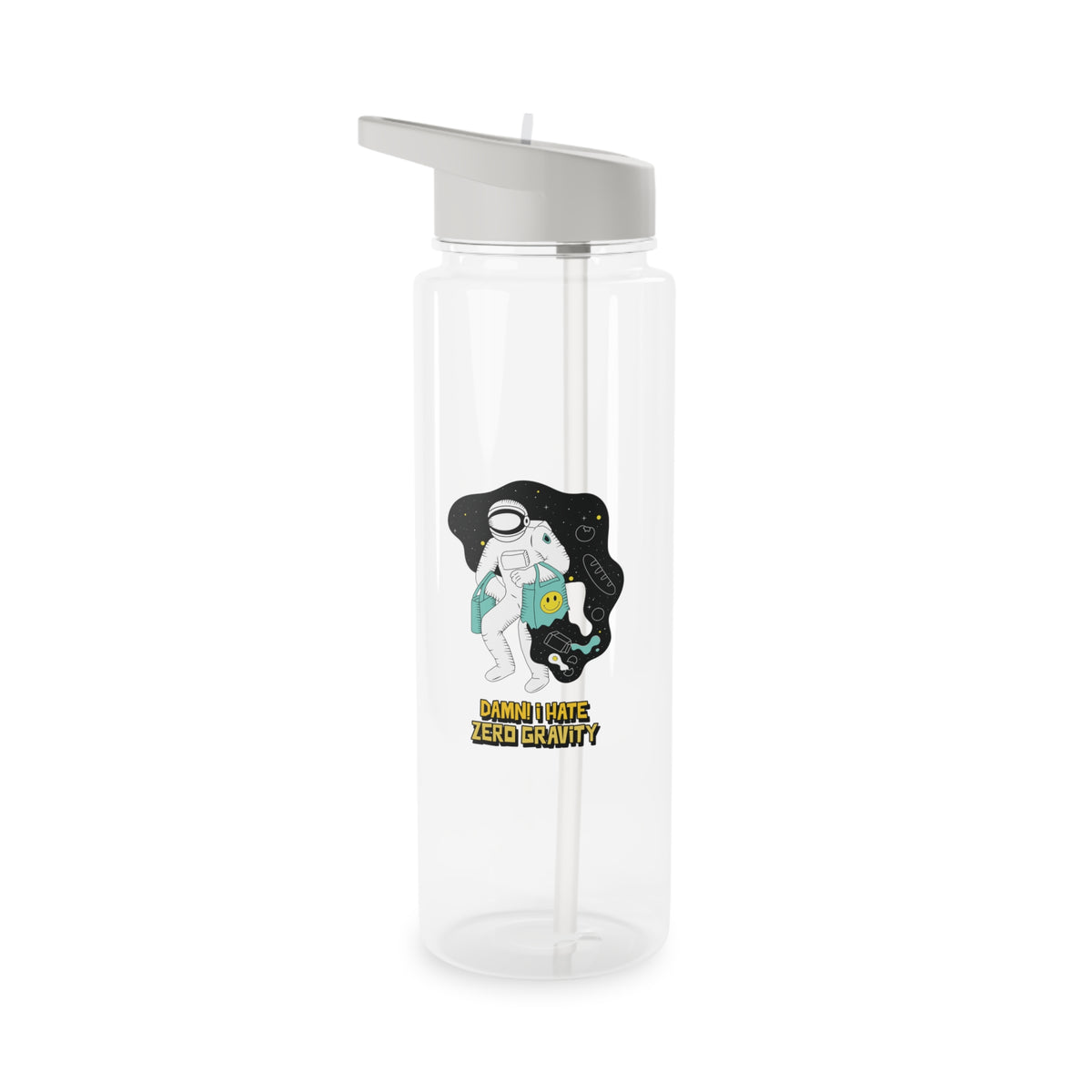 Funny Astronaut Water Bottle I Hate Zero Gravity Bottle