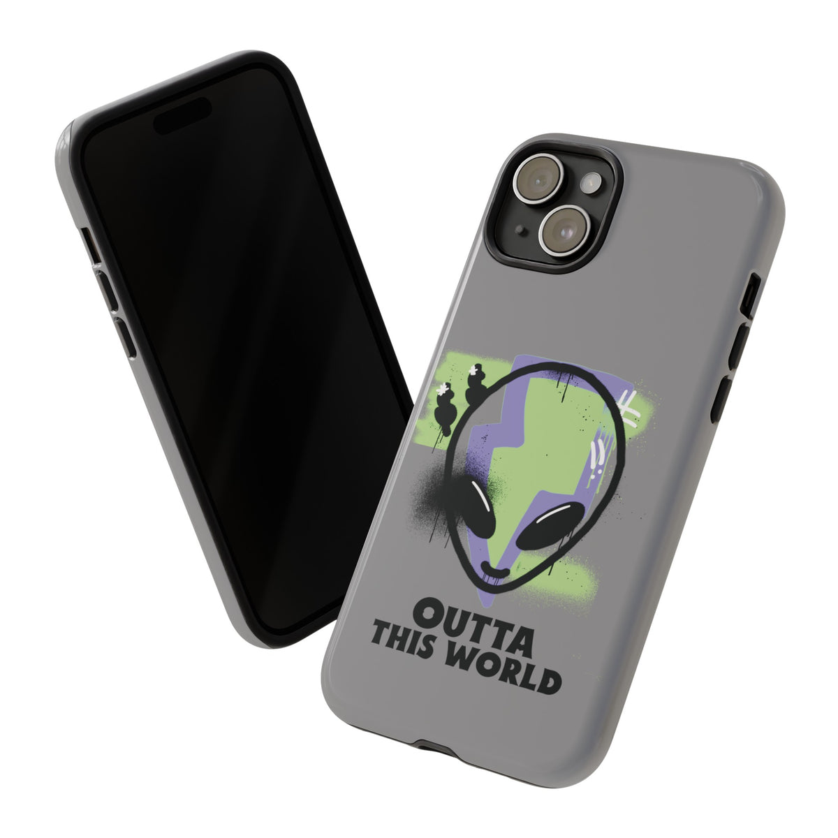 UFO iPhone Case Outta This World Sci-Fi Tough Mobile Cases