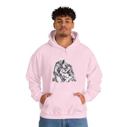 astronut space art hoodie