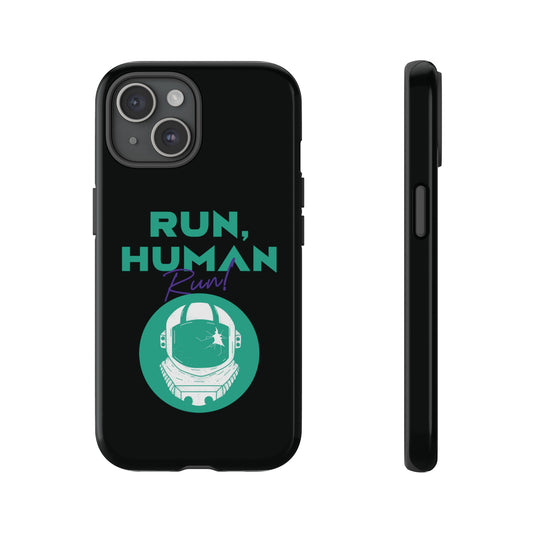 mobile cases-Run Human Run Sci-Fi Tough iPhone Mobile Cases